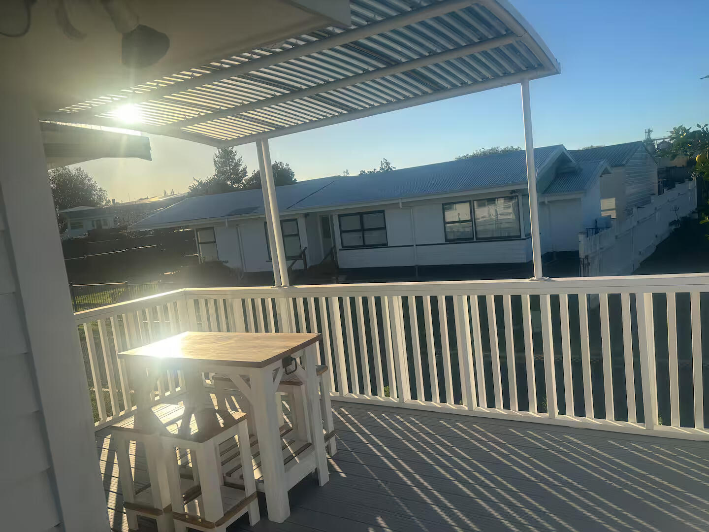 Outdoor area at The Tirau House